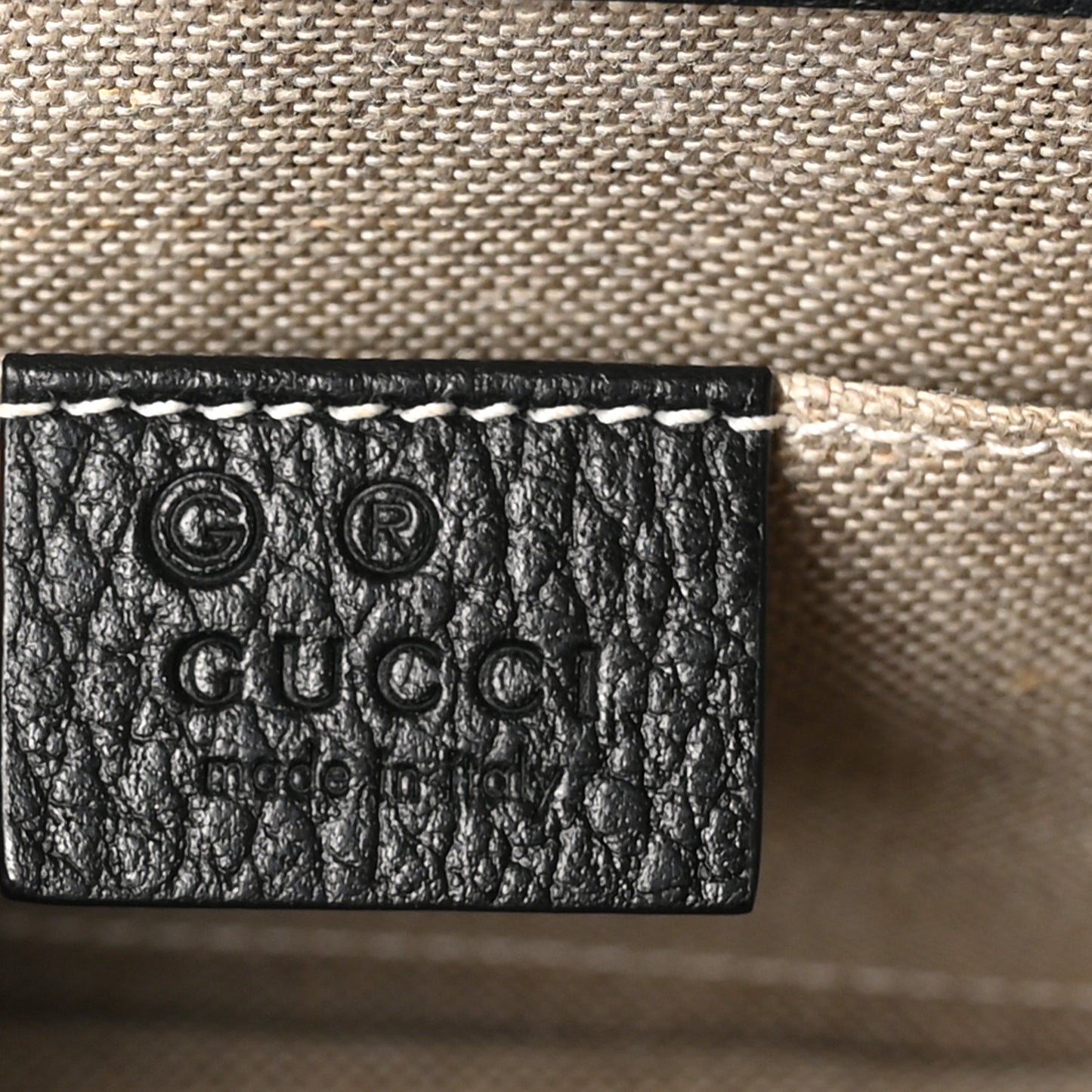 Dollar Calfskin Small Interlocking G Shoulder Bag Black