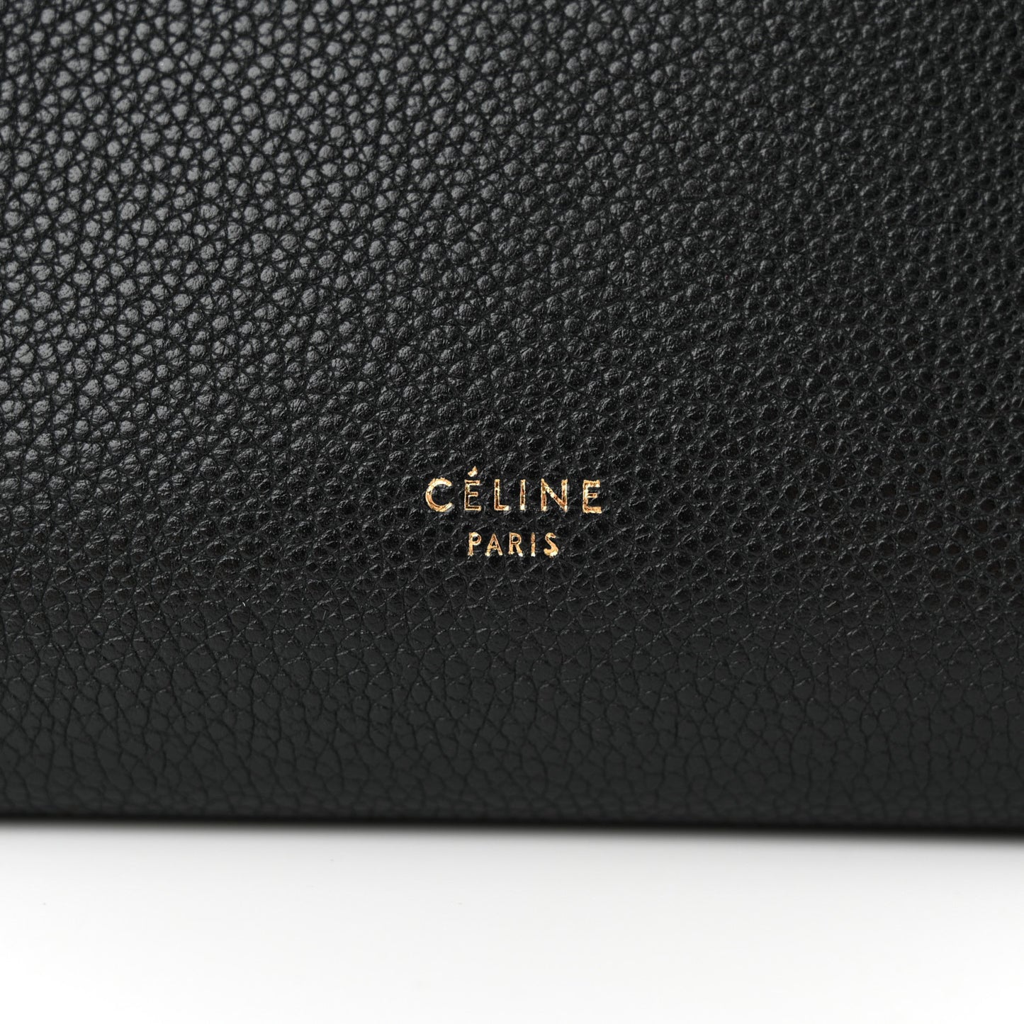 Soft Grained Calfskin Small Sangle Bucket Bag Black