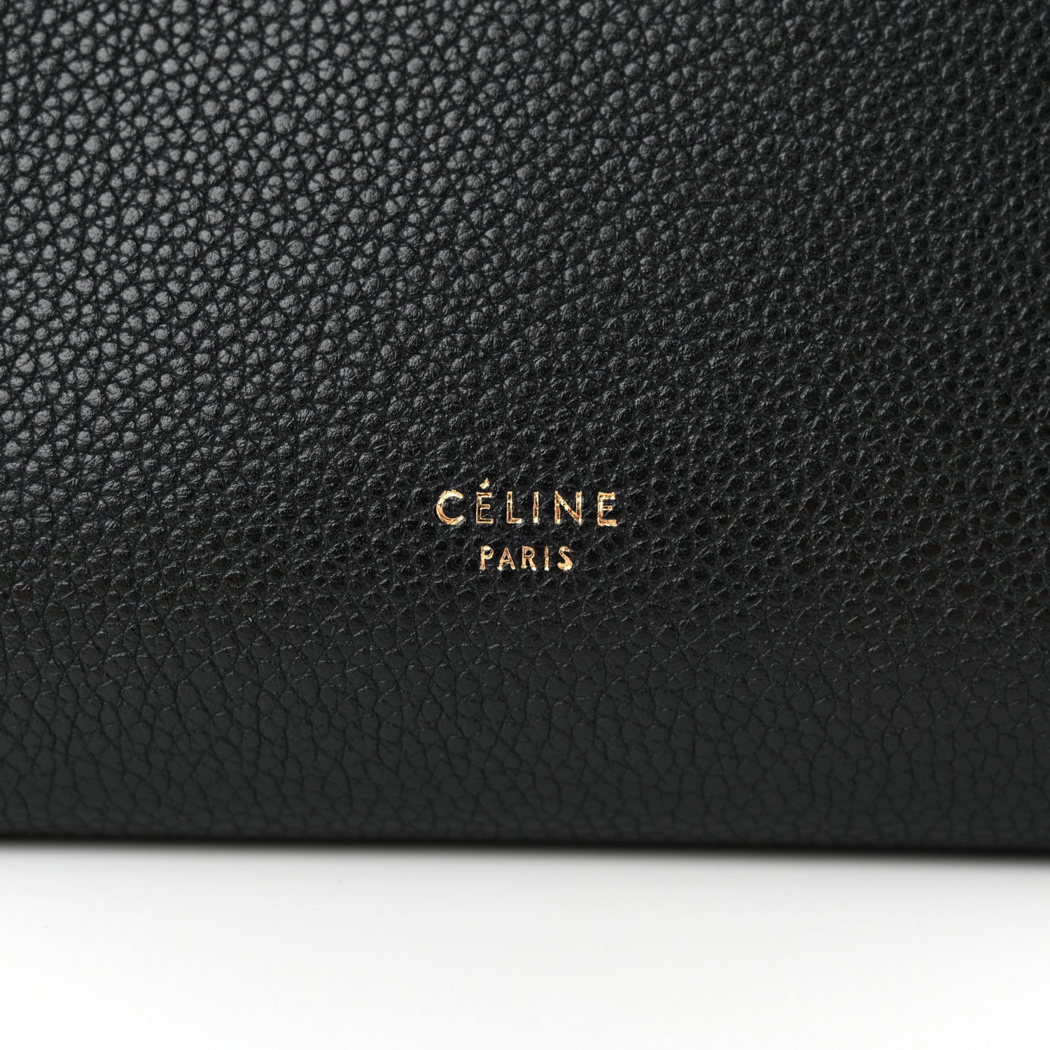 Celine Soft Grained Calfskin Small Sangle Bucket Bag Black 7 of 11