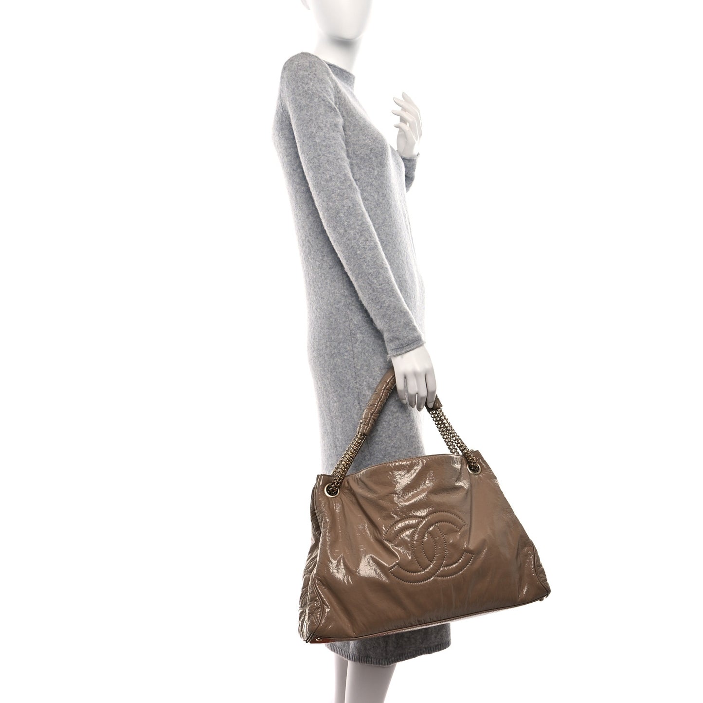Vinyl Rodeo Tote Beige