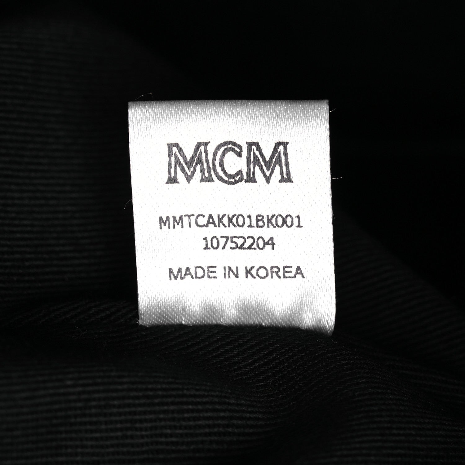 MCM Napacot Canvas Spanish Calfskin Medium Klassik Tote Black 7 of 17