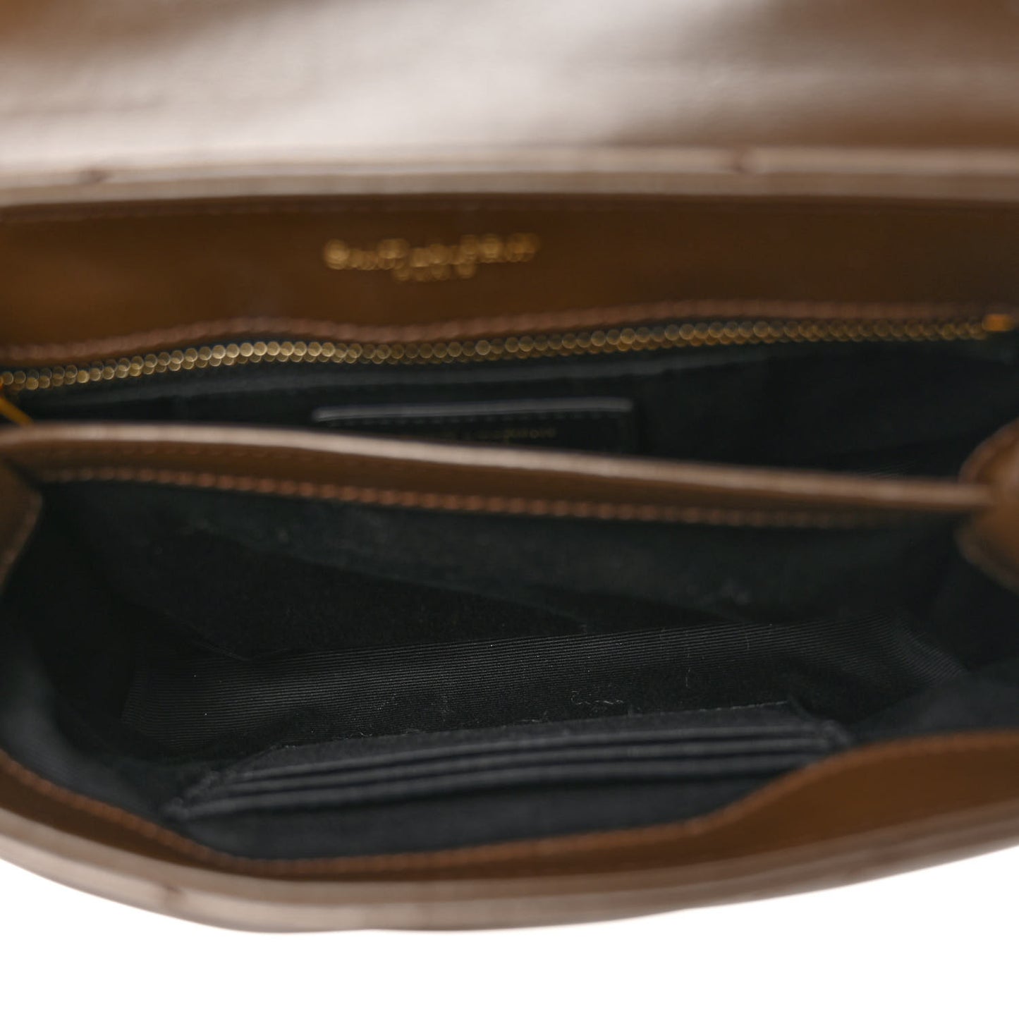 Calfskin Y Quilted Monogram Toy Loulou Crossbody Bag Soil Brown