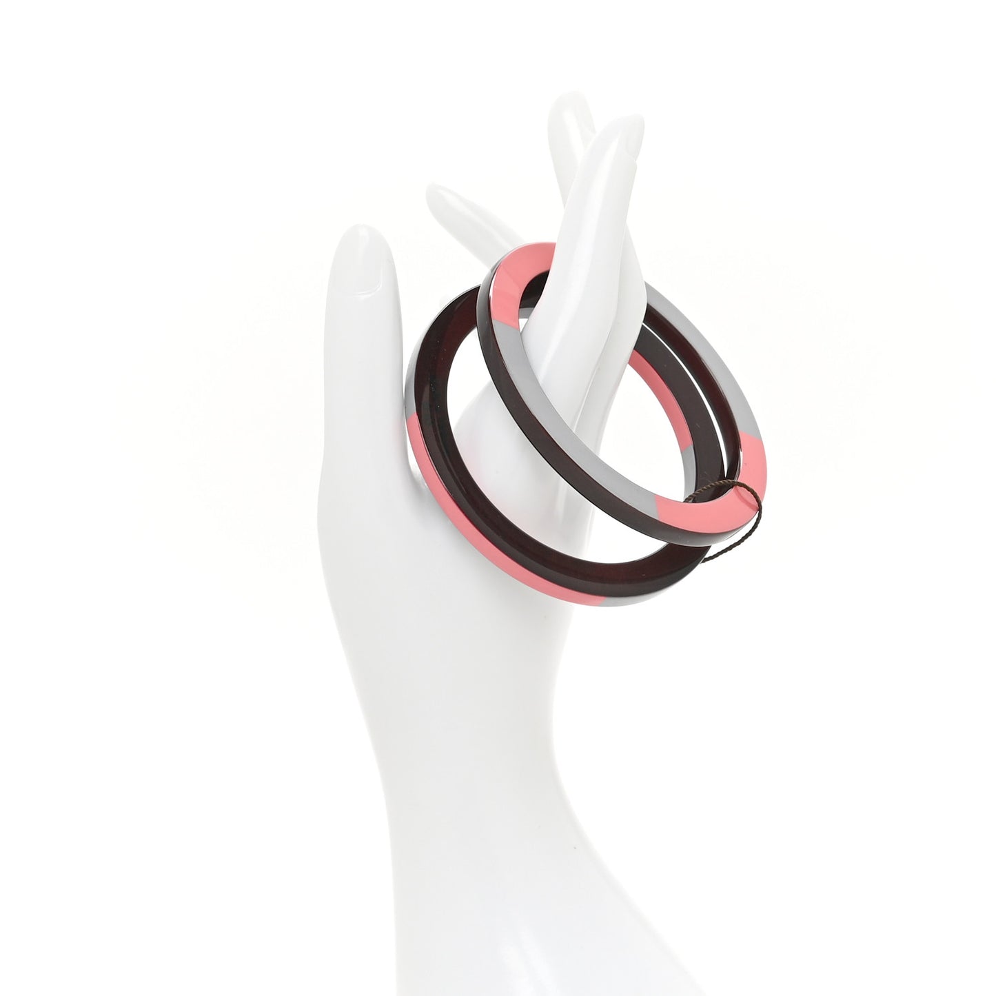 Lacquered Wood Bangle Set 65