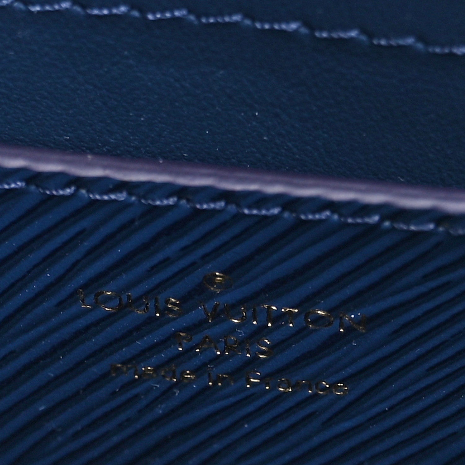 Louis Vuitton Epi Twist Shoulder Bag MM Indigo 6 of 10