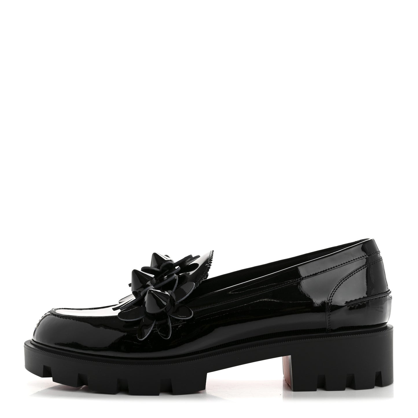 Patent Daisy Loafers 40.5 Black