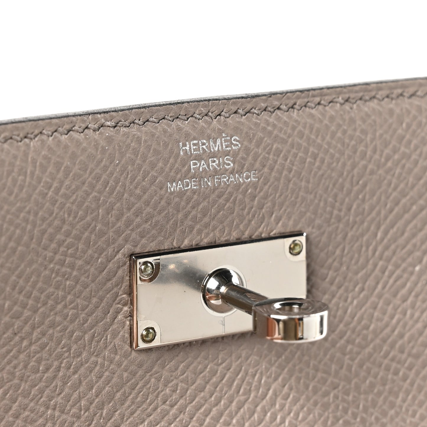 Epsom Verso Medium Kelly Wallet Gris Asphalt Bleu Indigo