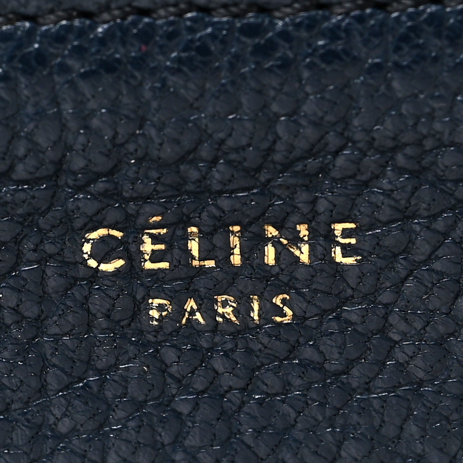 Celine Goatskin Large Trio Crossbody Bag Dark Blue 7 of 10