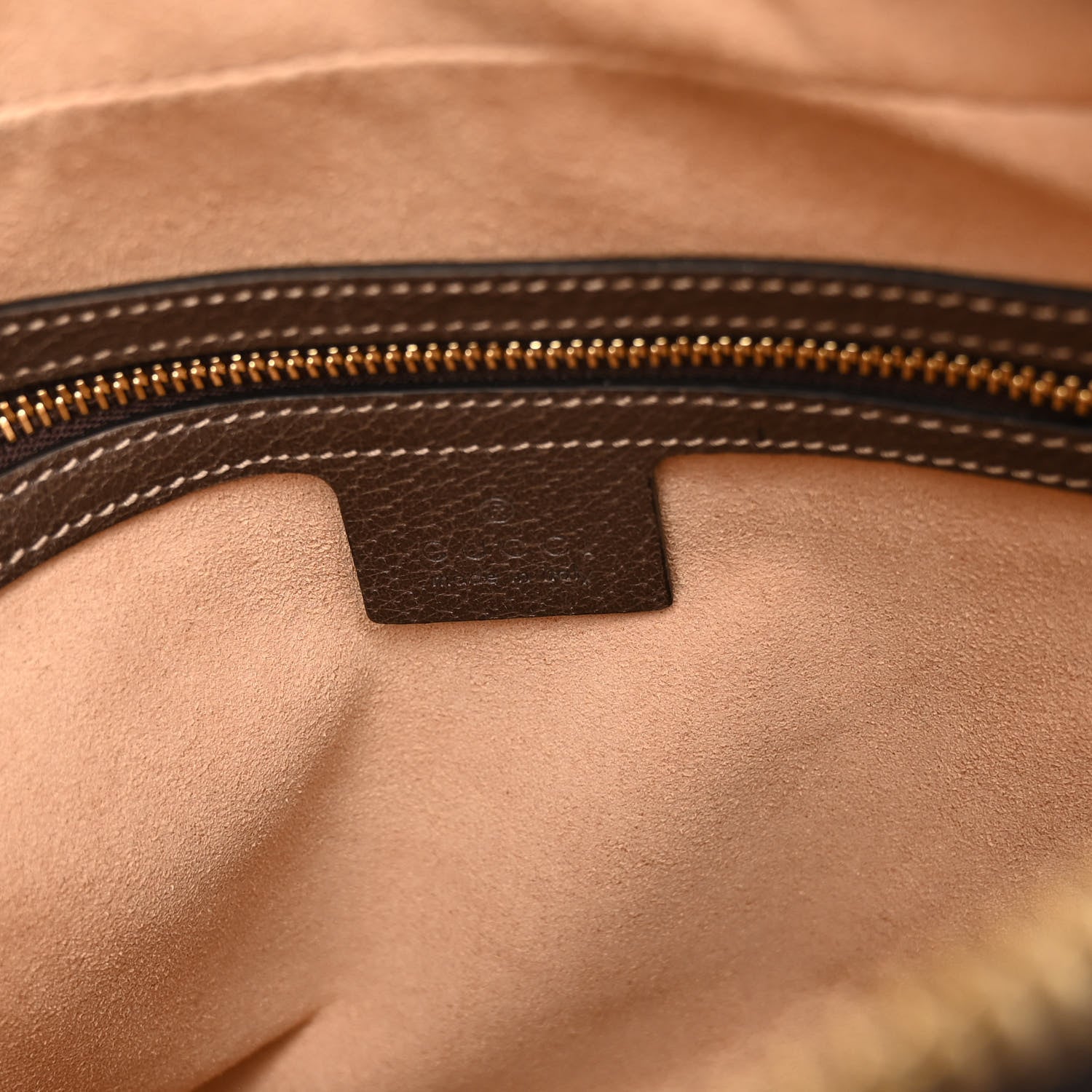 Gucci GG Supreme Monogram Web Small Ophidia Shoulder Bag Brown 6 of 11