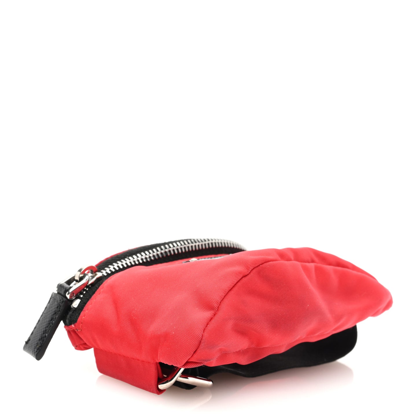 Tessuto Nylon Wrist Pouch Rosso