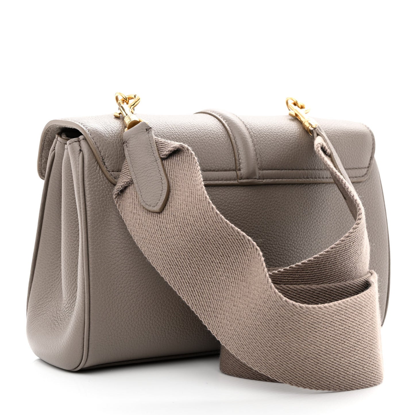 Smooth Calfskin Teen Soft 16 Shoulder Bag Taupe