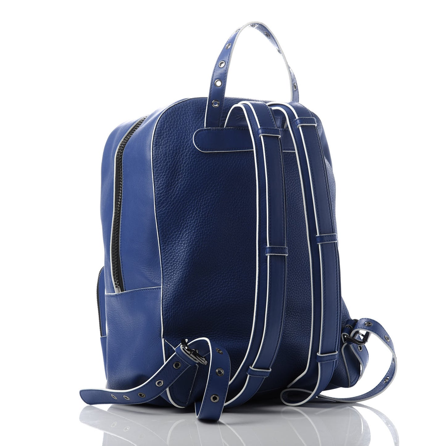 Calfskin Eyelet Aliosha Backpack Neptune