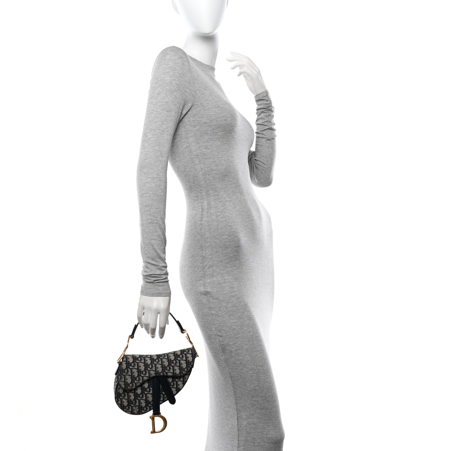 Oblique Mini Saddle Bag Blue