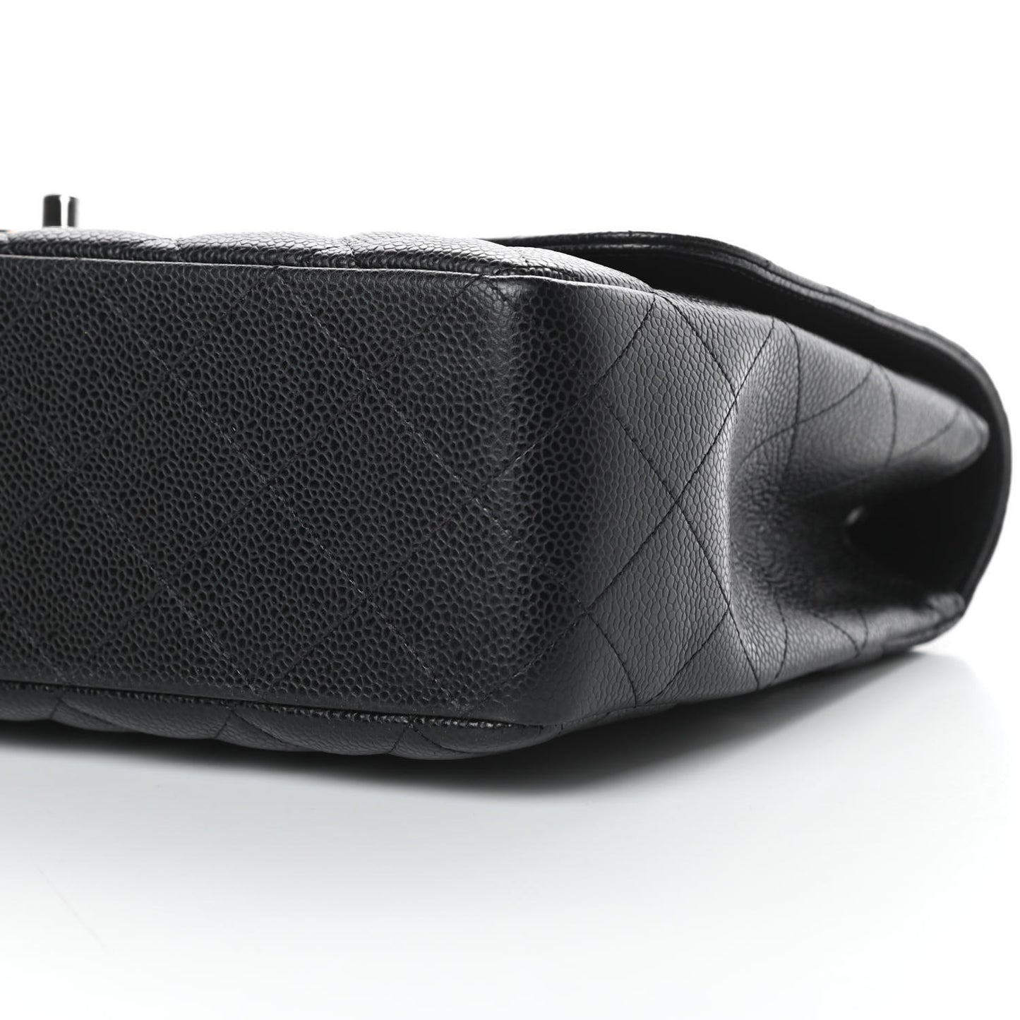 Caviar Quilted Jumbo Single Flap Black