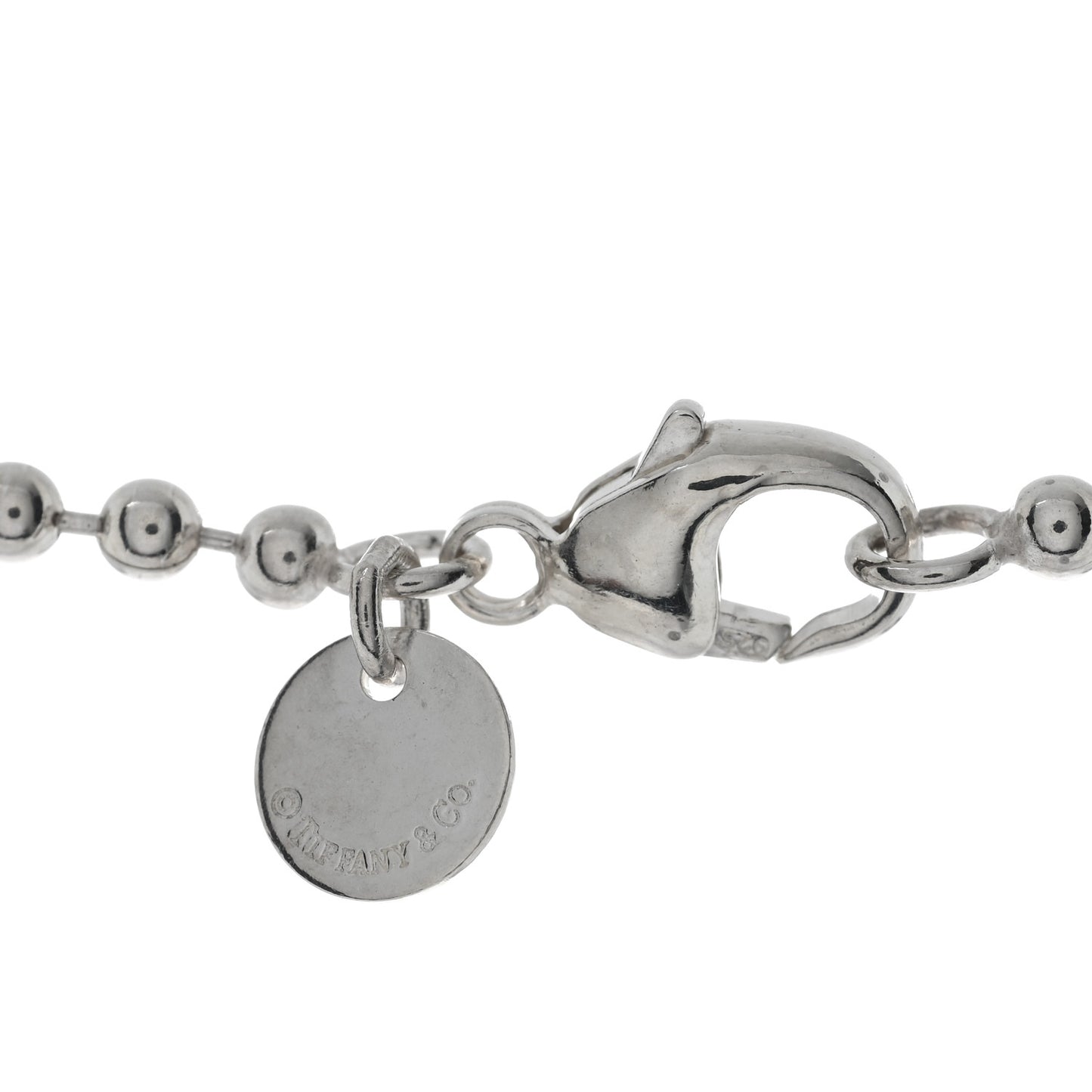 Sterling Silver 1.2mm Bead Chain Necklace 20"