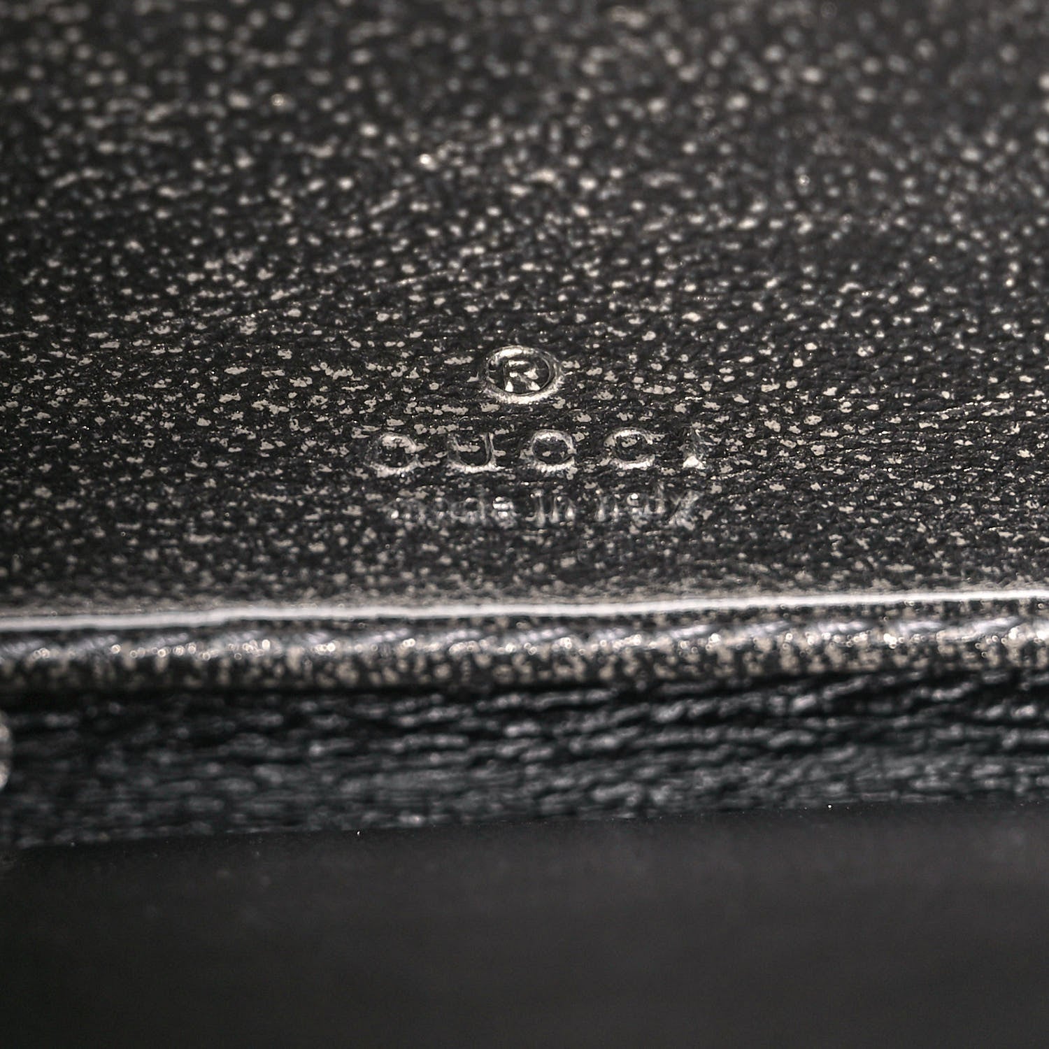 Gucci Laminated Lizard GG Marmont Zip-Around Wallet Silver 6 of 13
