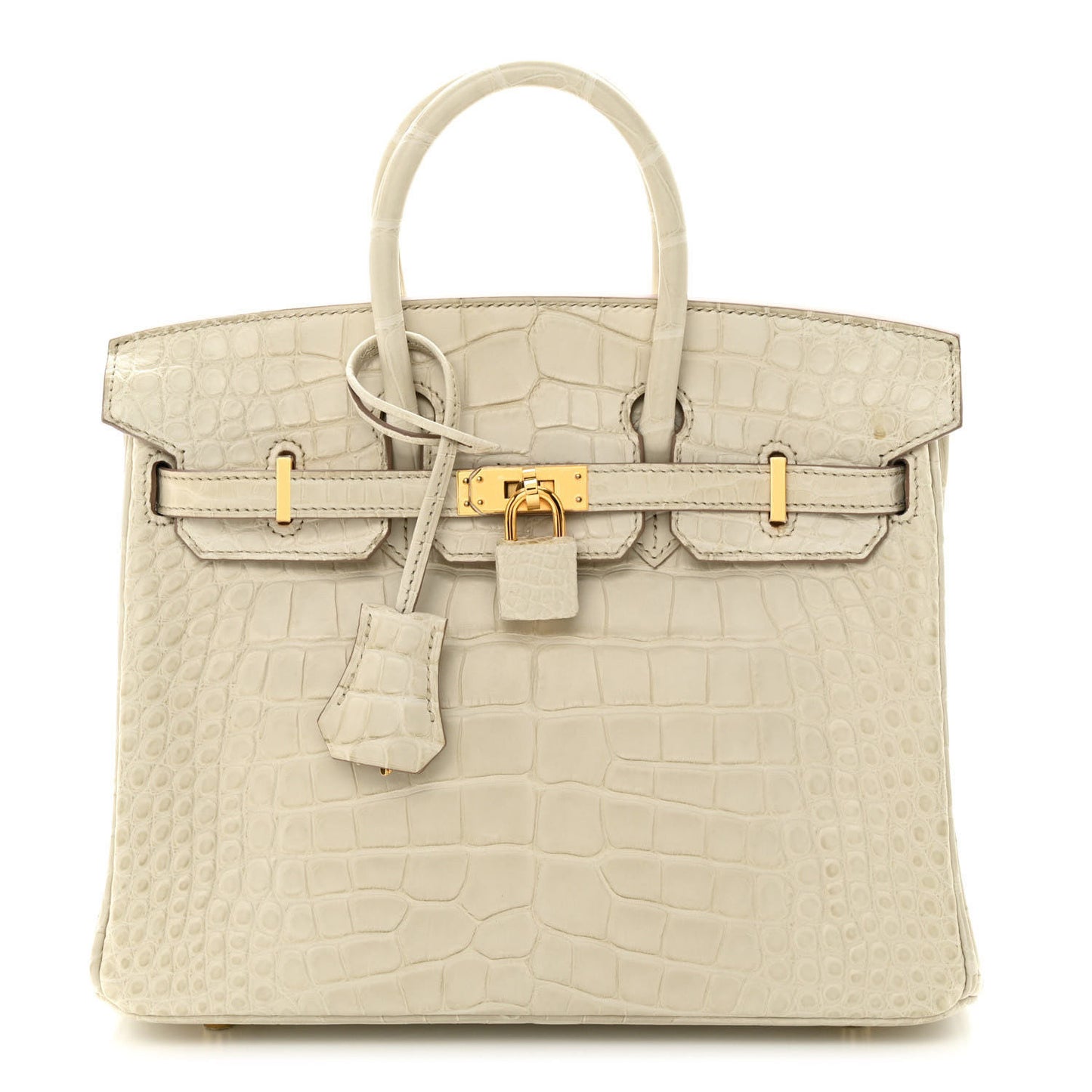 Matte Alligator Birkin 25 Beton