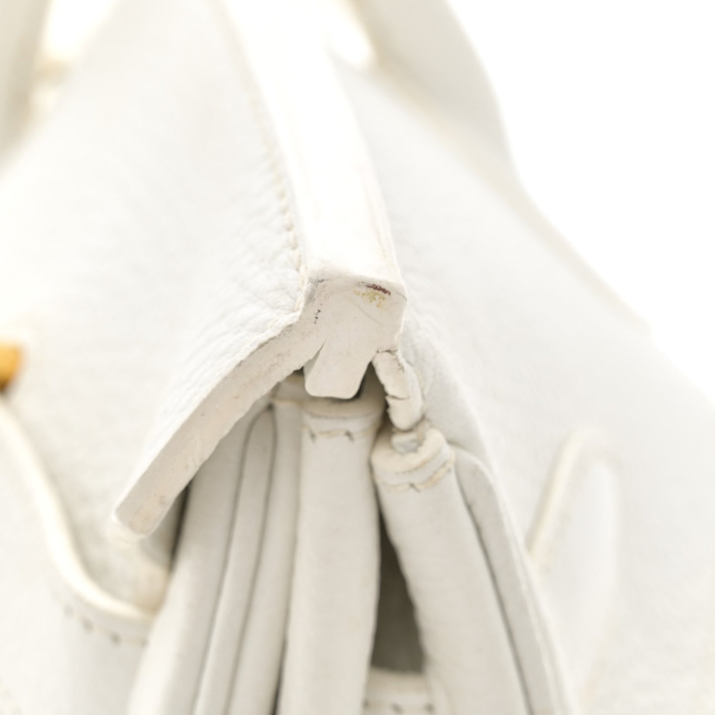Taurillon Clemence JPG Birkin 42 White