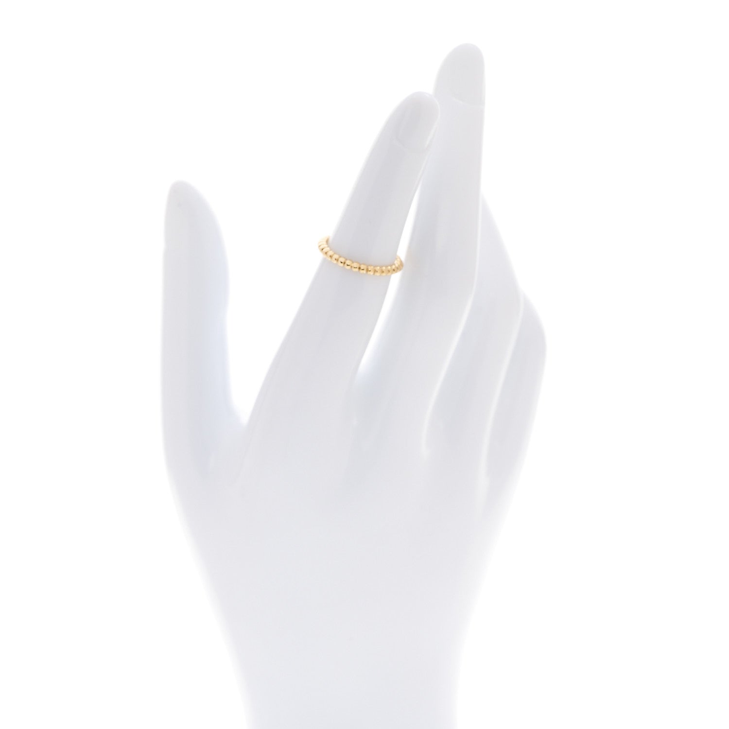 Van Cleef & Arpels 18K Yellow Gold Small Perlee Ring 48 4.5 2 of 5