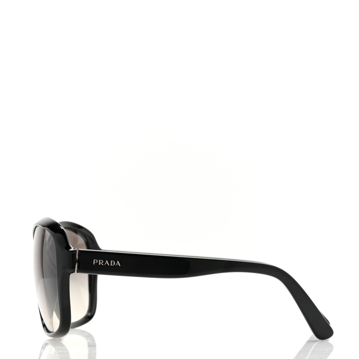Prada Square Sunglasses SPR 18Q Black 3 of 9