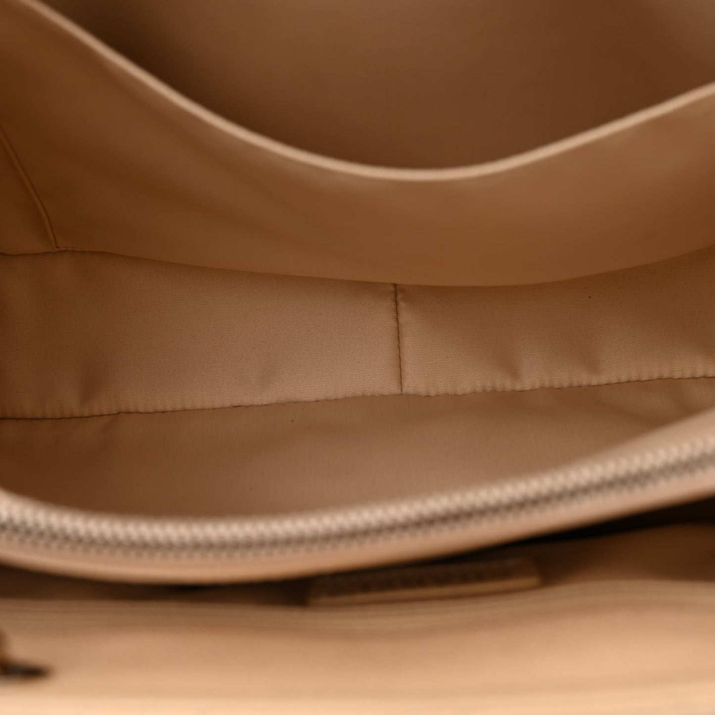 Caviar Quilted Grand Shopping Tote GST Beige