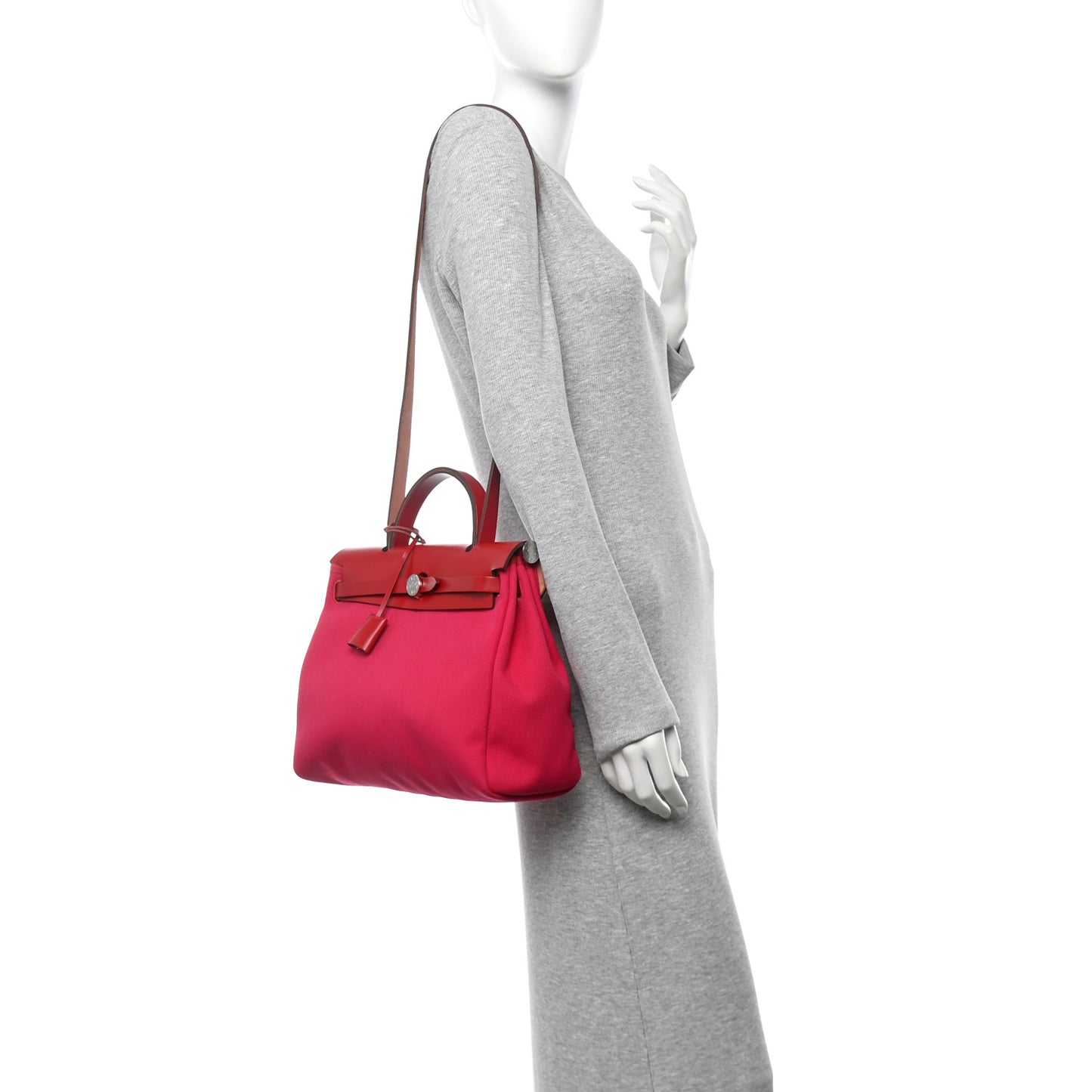 Military Toile Vache Hunter Herbag Zip PM 31 Rose Mexico Rouge Piment