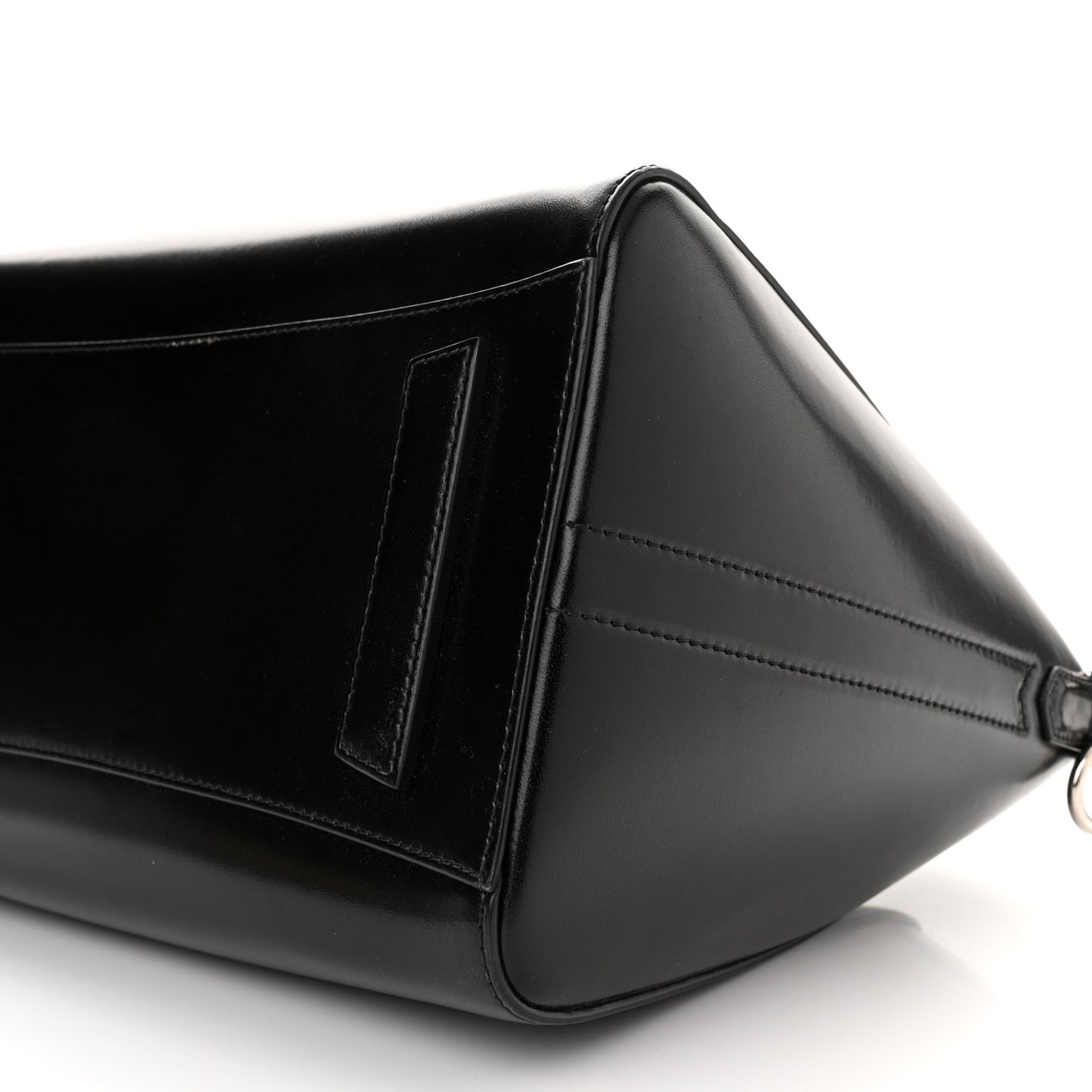 Shiny Lord Calfskin Medium Antigona Black