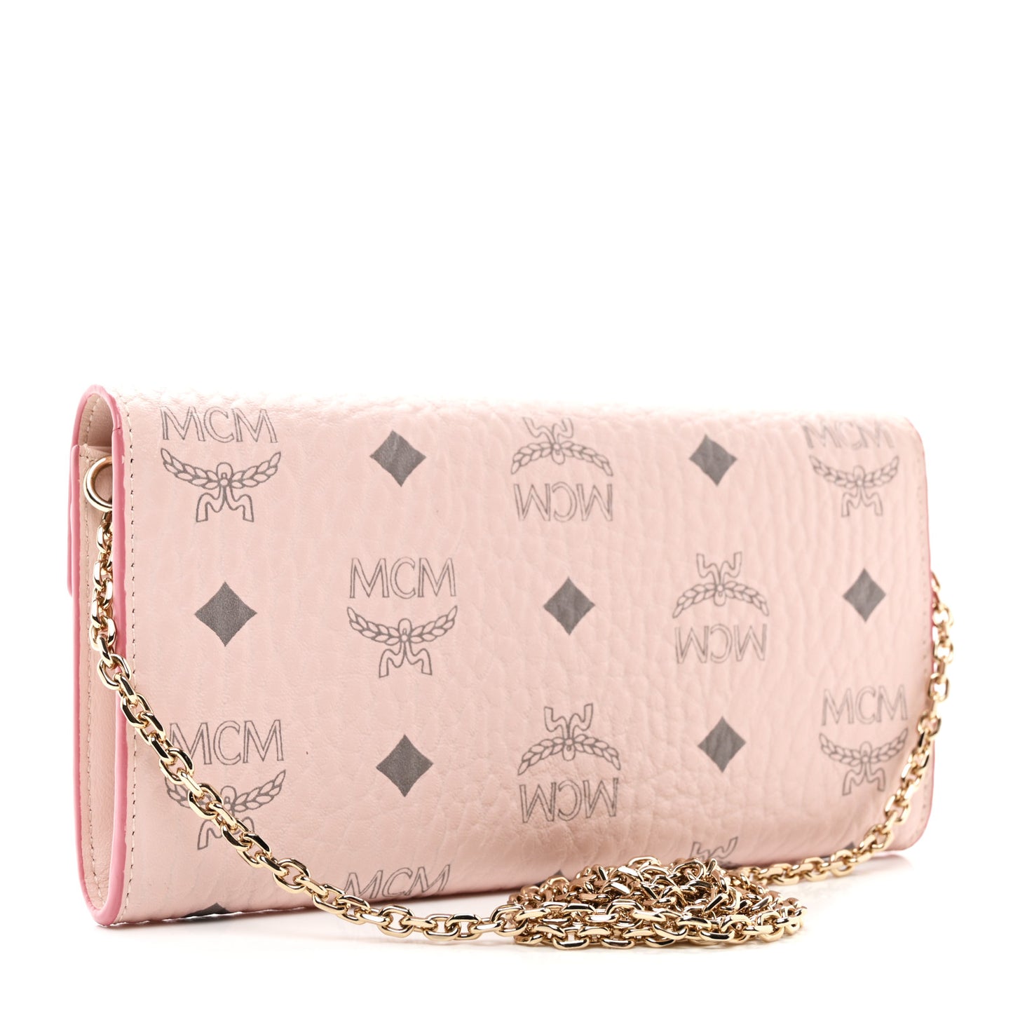 Visetos Large Patricia Wallet On Chain Soft Pink