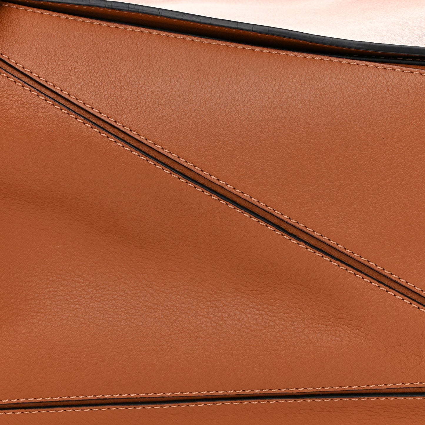 Calfskin Medium Puzzle Bag Tan