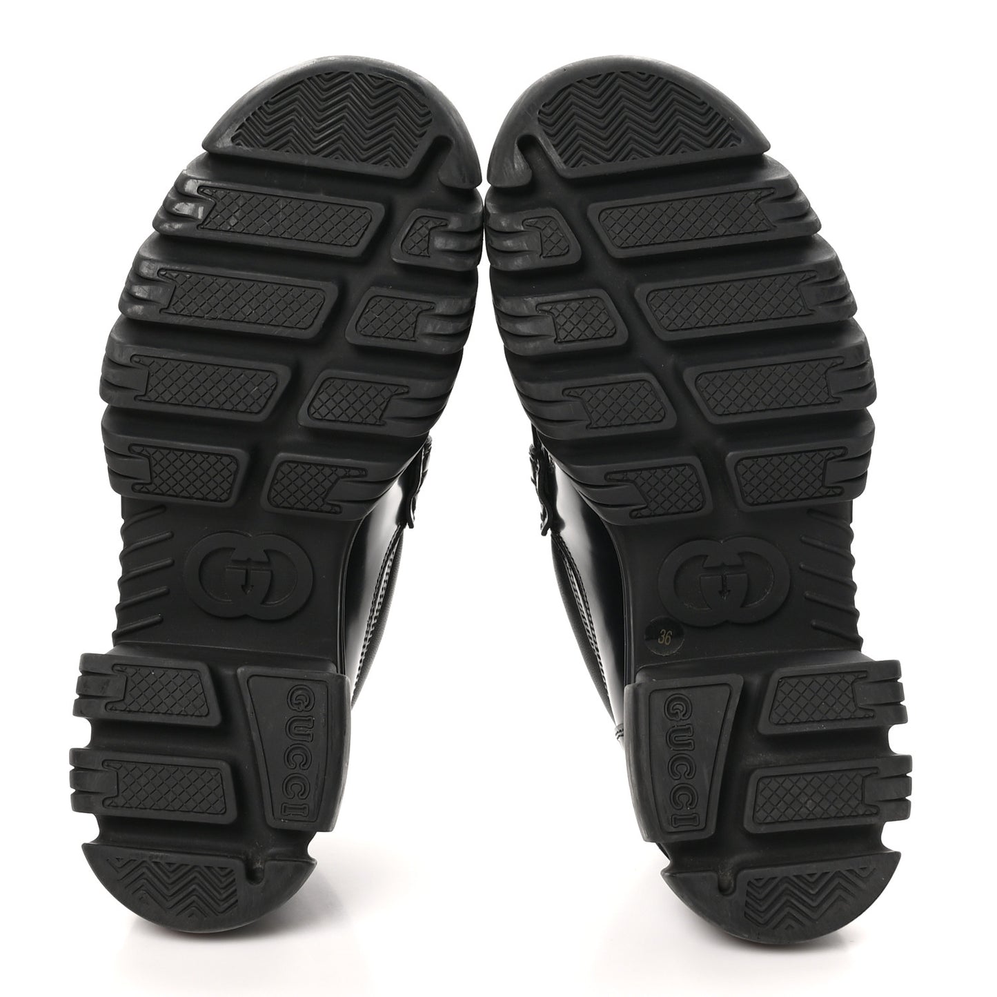 Magnum Calfskin Nappa Samoa Womens Horsebit Platform Chunky Lug Sole 40mm Loafers 36 Black