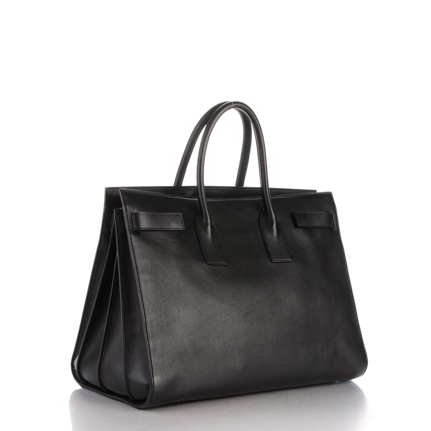 Calfskin Large Sac De Jour Carryall Black