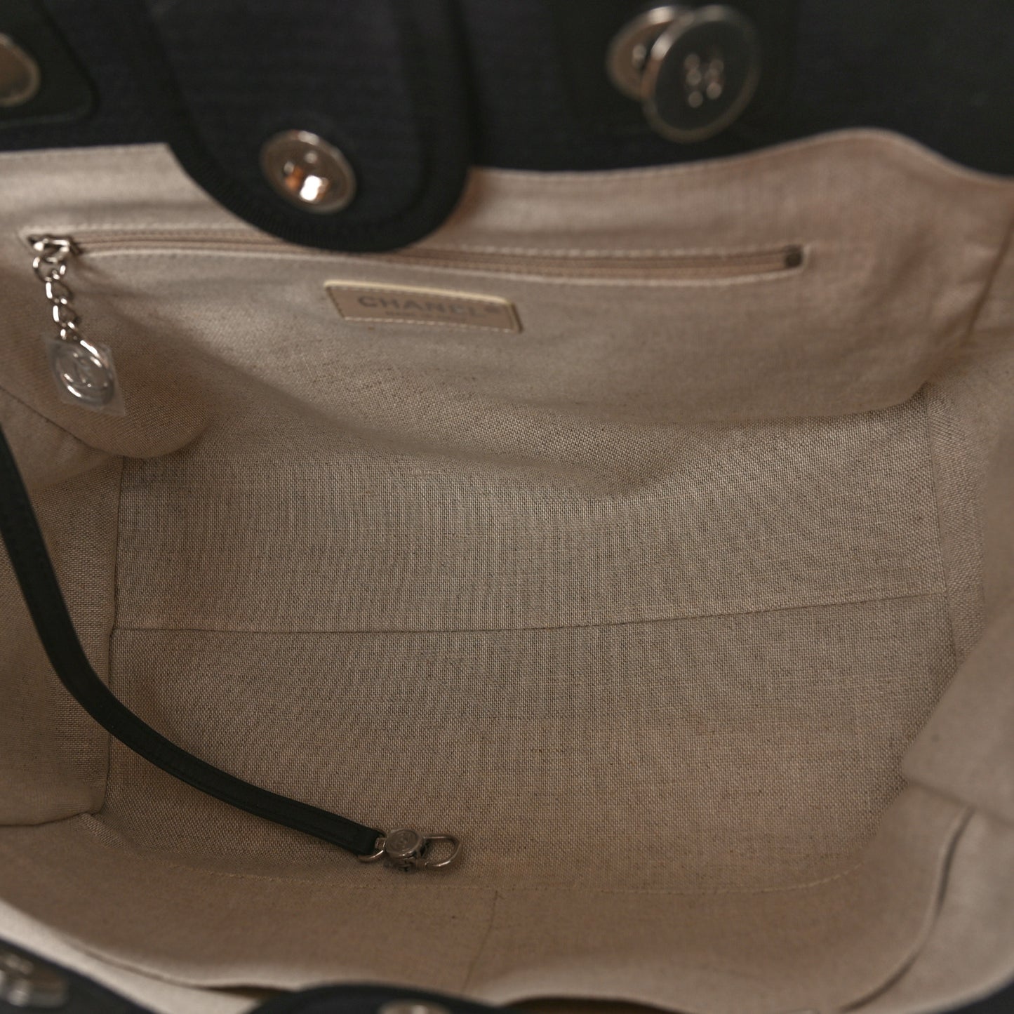 Mixed Fibers Small Deauville Tote Black