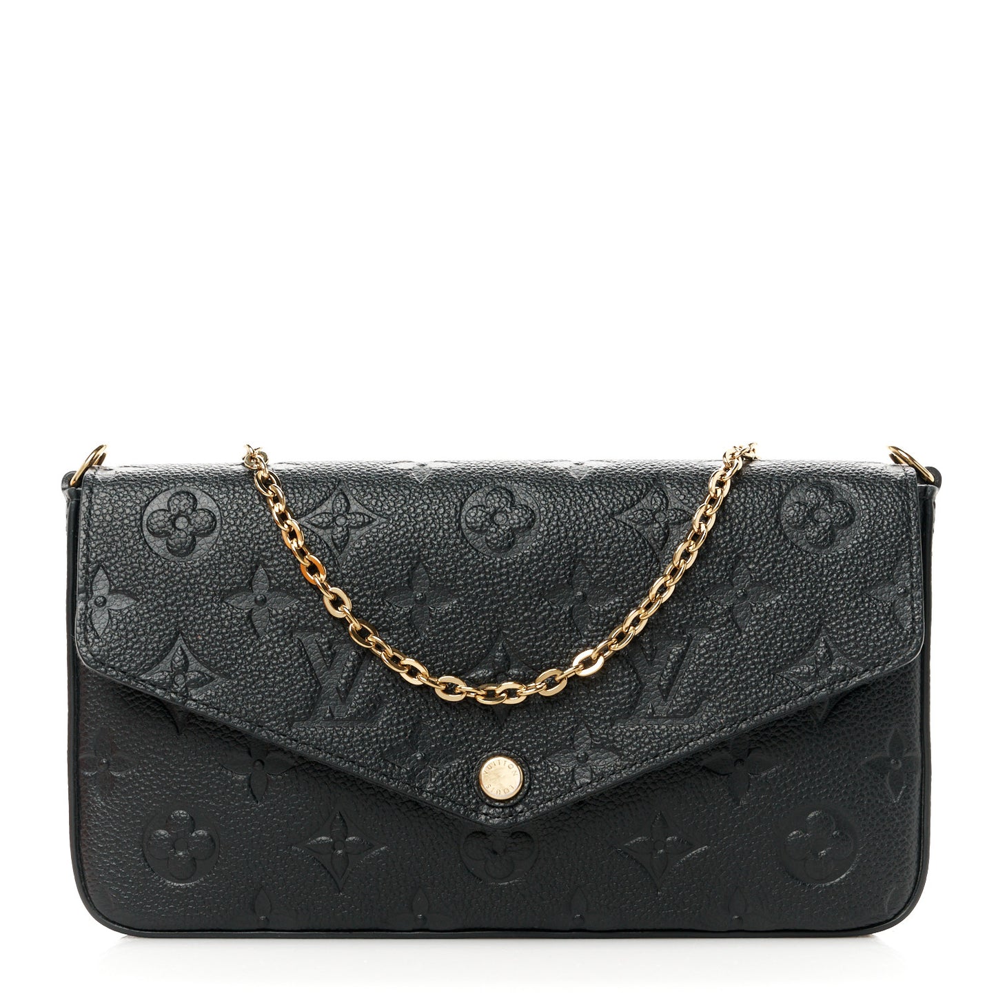 Empreinte Pochette Felicie Chain Wallet Black