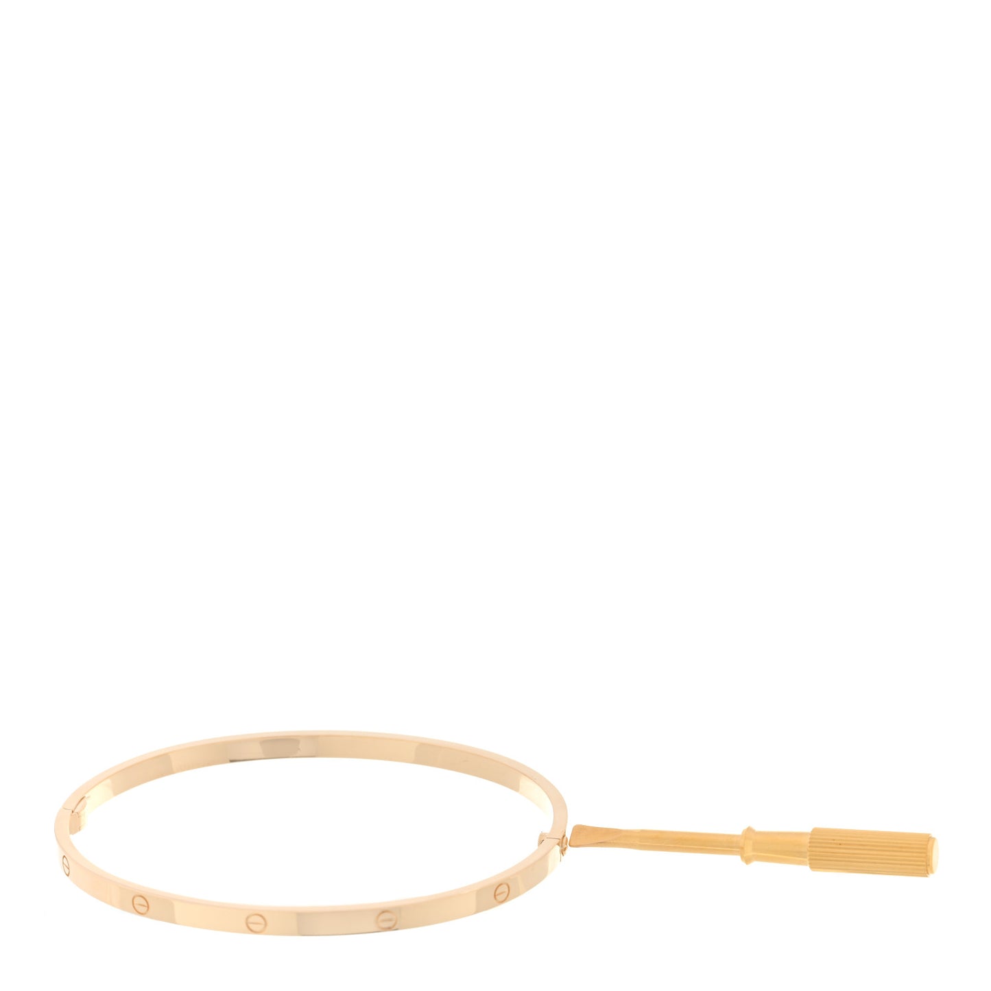 18K Yellow Gold Small LOVE Bracelet 20