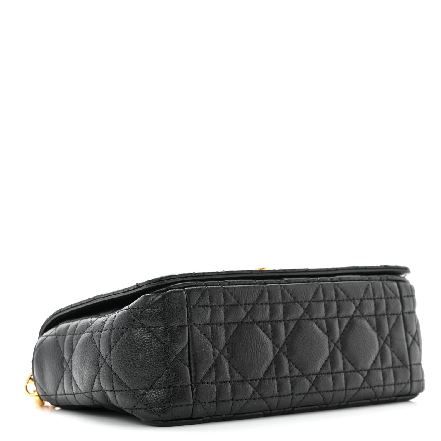 Christian Dior Calfskin Cannage Small Caro Bag Black 4 of 10