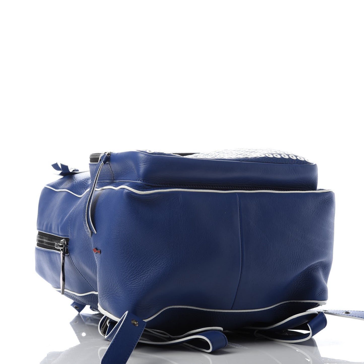 Calfskin Eyelet Aliosha Backpack Neptune