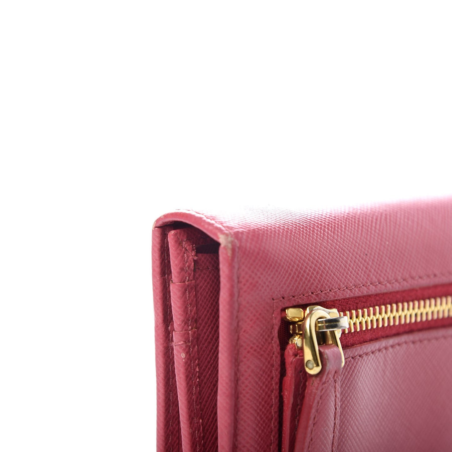 Saffiano Fiocco Bow Continental Wallet Peonia