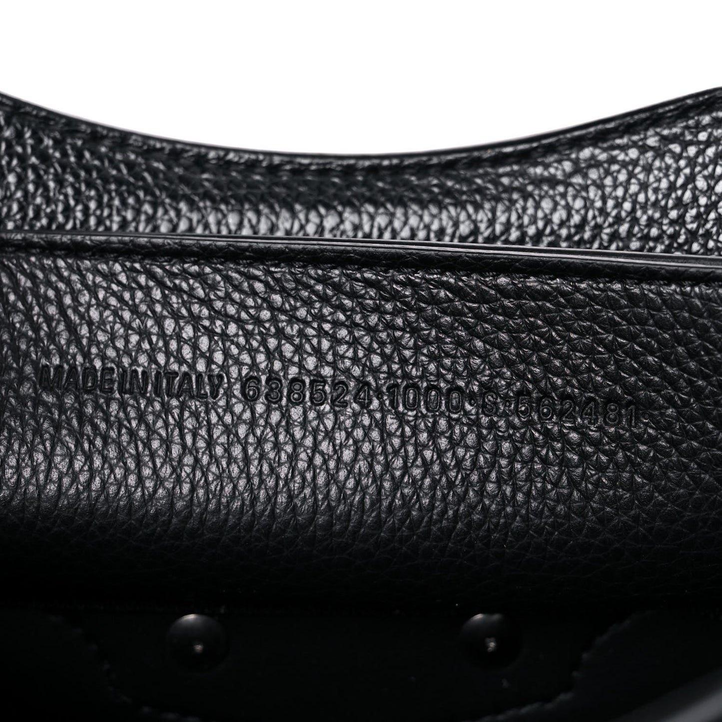 Grained Calfskin Neo Classic Black Hardware Mini City Black