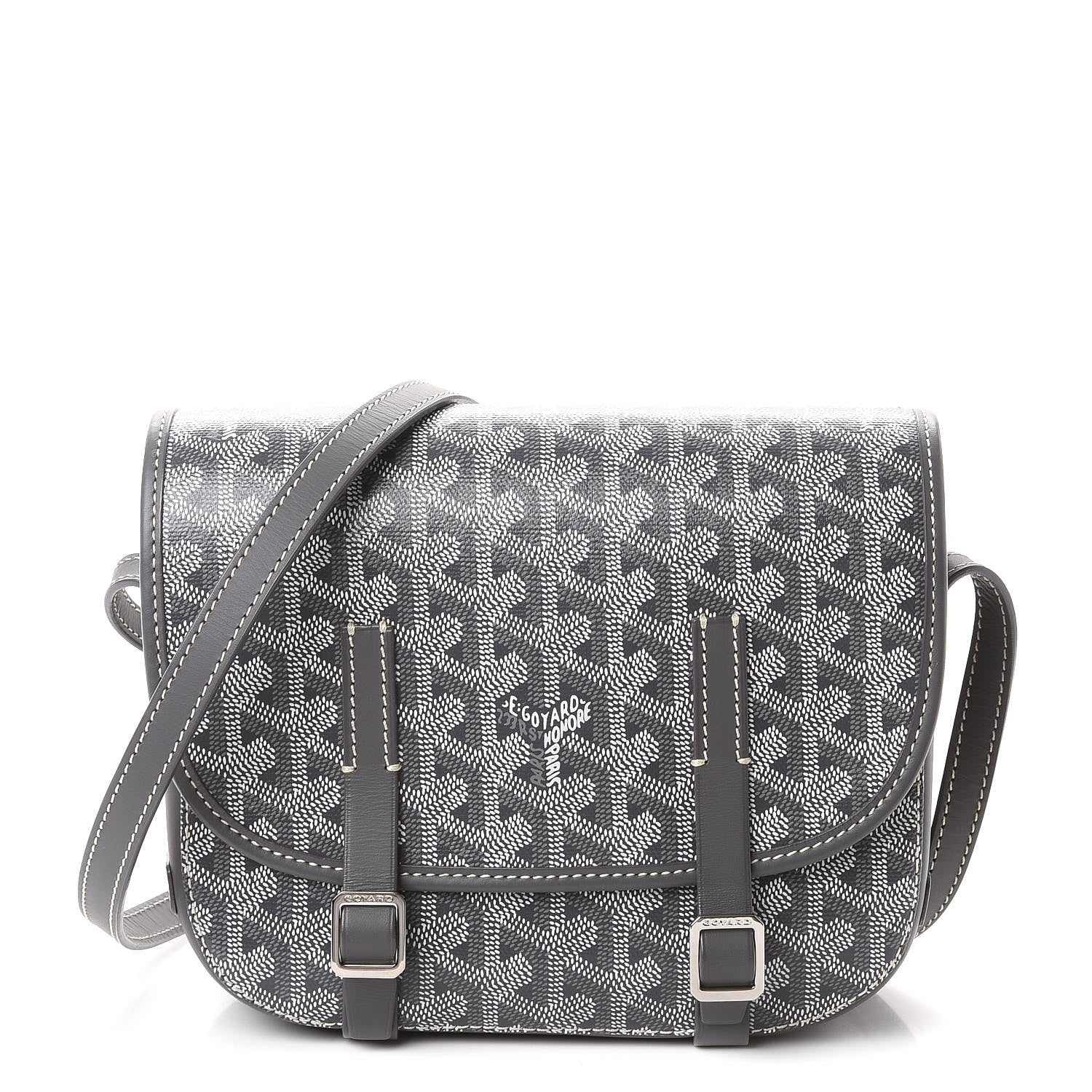 Goyard Goyardine Belvedere PM Messenger Bag Grey 258422 – FASHIONPHILE