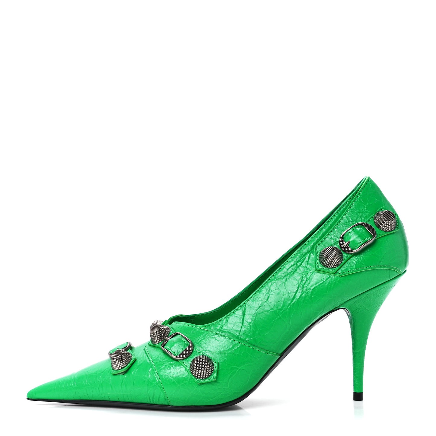 Agneau Arena Cagole 90mm Pumps 40 Vivid Green