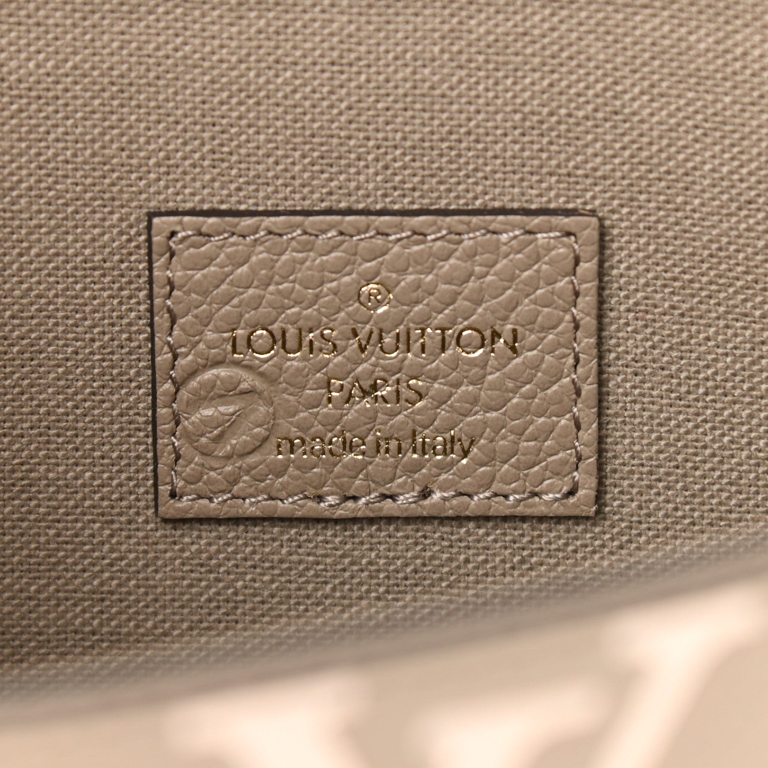 Louis Vuitton Empreinte Monogram Giant Felicie Pochette Tourterelle Creme 7 of 11