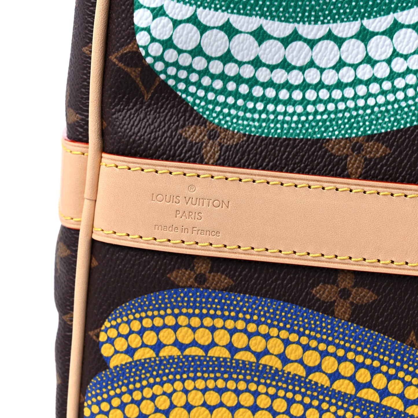 LV X YK Monogram Pumpkins Keepall Bandouliere 45