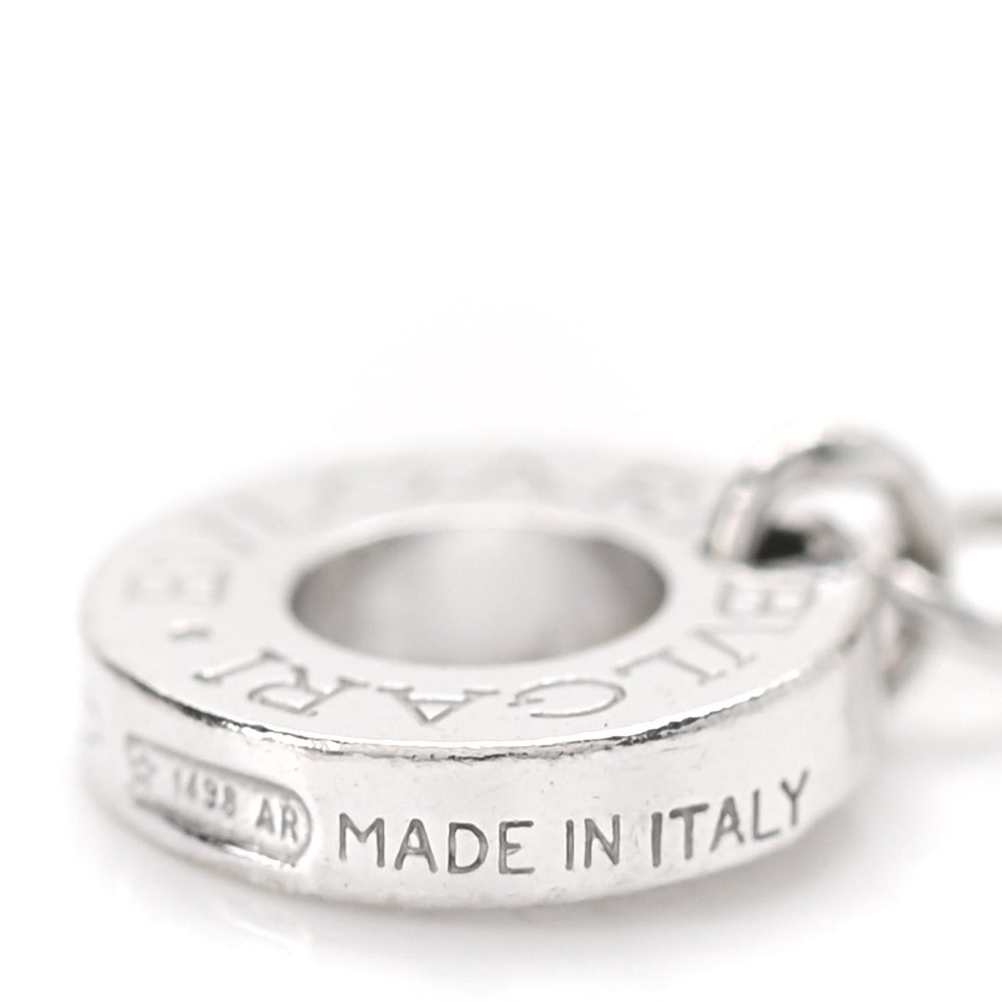 18K White Gold B.Zero1 Pendant Necklace
