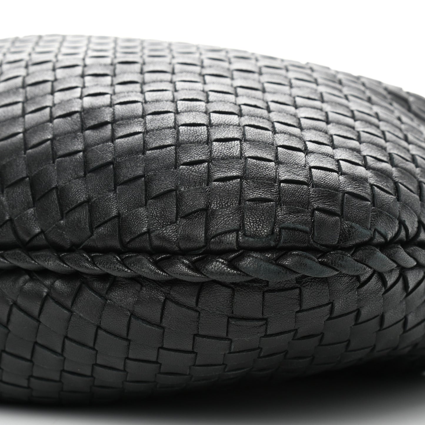 Nappa Intrecciato Large Veneta Hobo Black