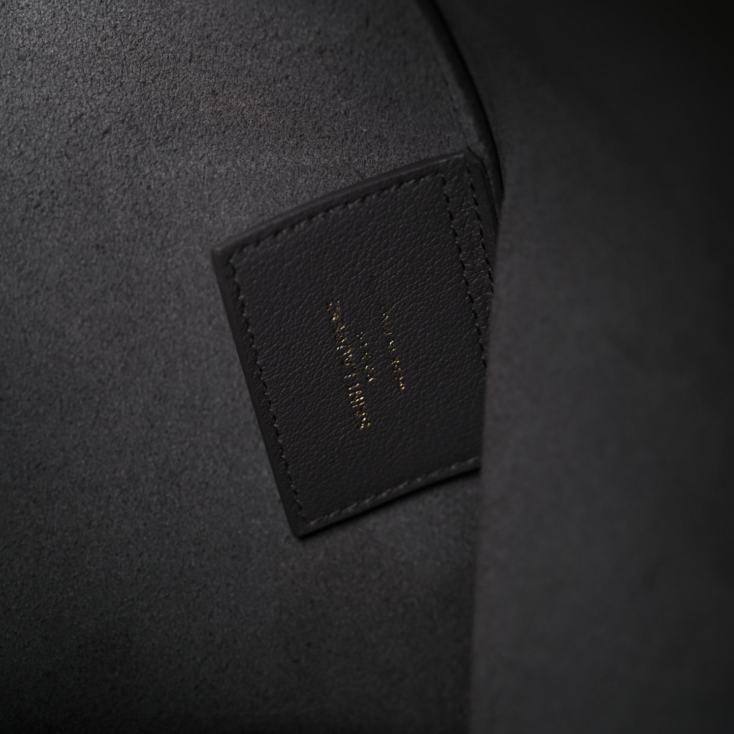 Calfskin Large Shopping Tote Dark Grey