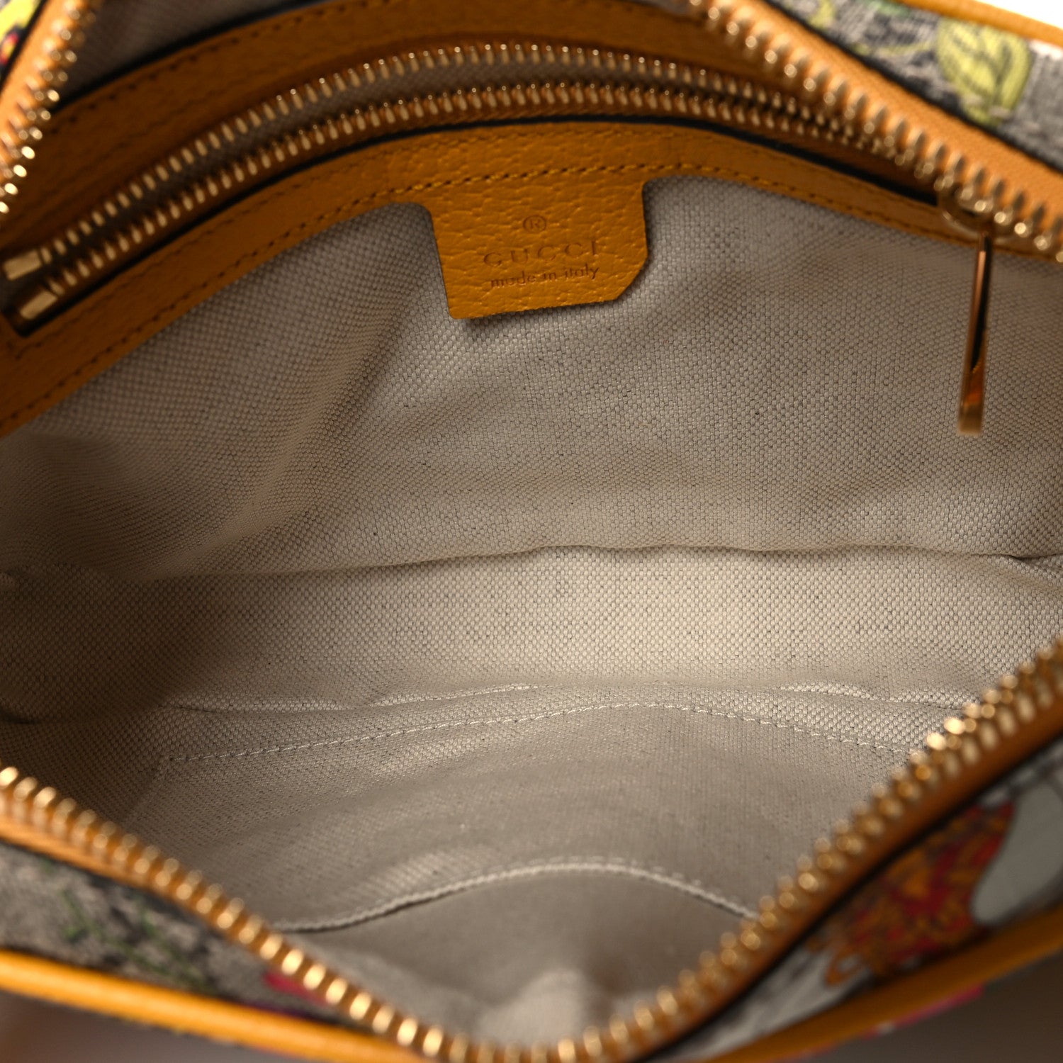 Gucci GG Supreme Monogram Flora Medium Ophidia Belt Bag Beige Multicolor Crop 5 of 11