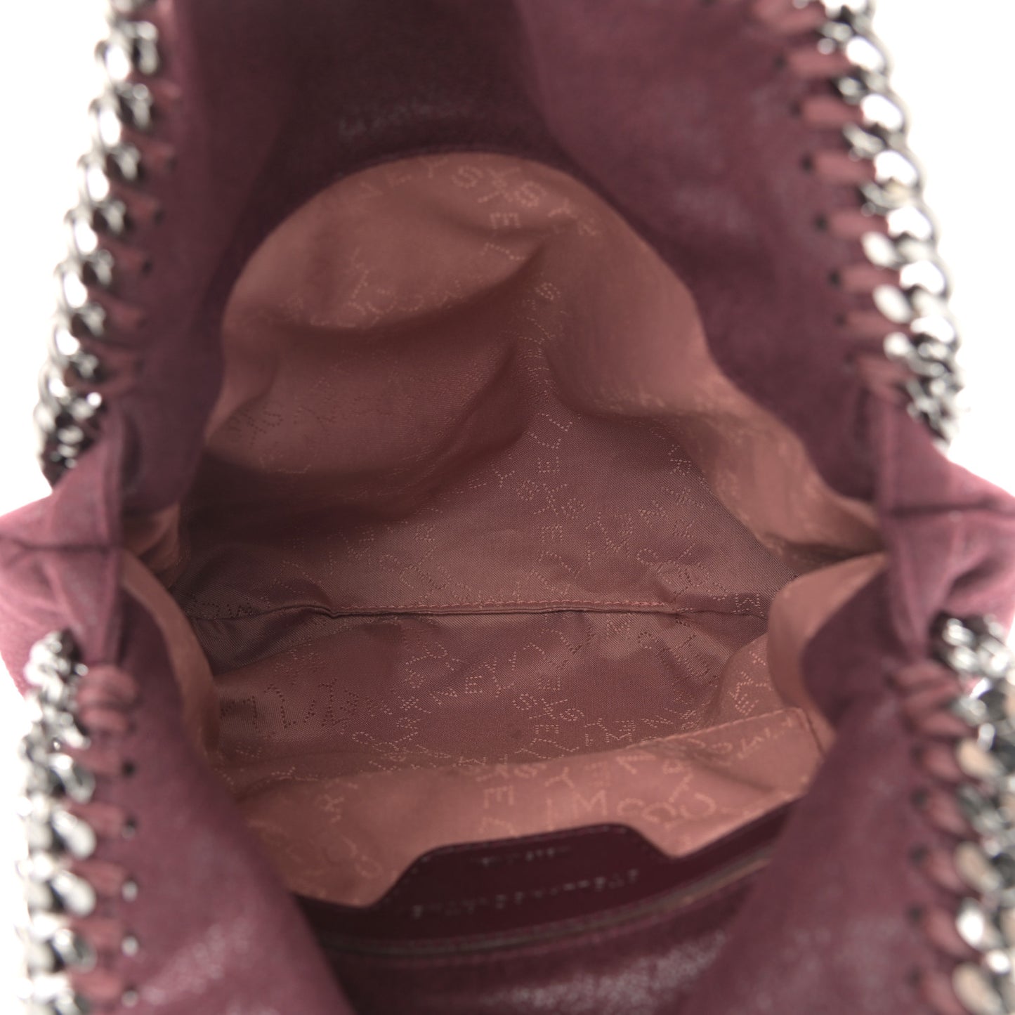 Shaggy Deer Falabella Fold Over Tote Ruby