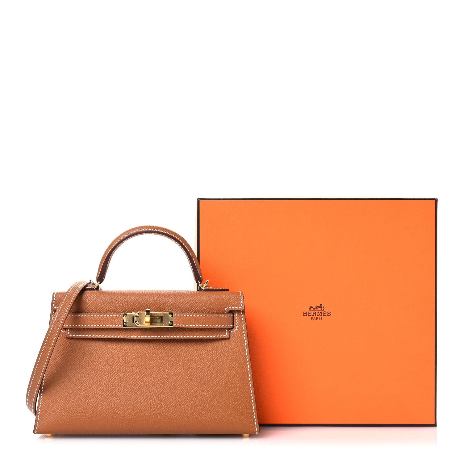 Hermes Epsom Mini Kelly Sellier 20 Gold 11 of 11