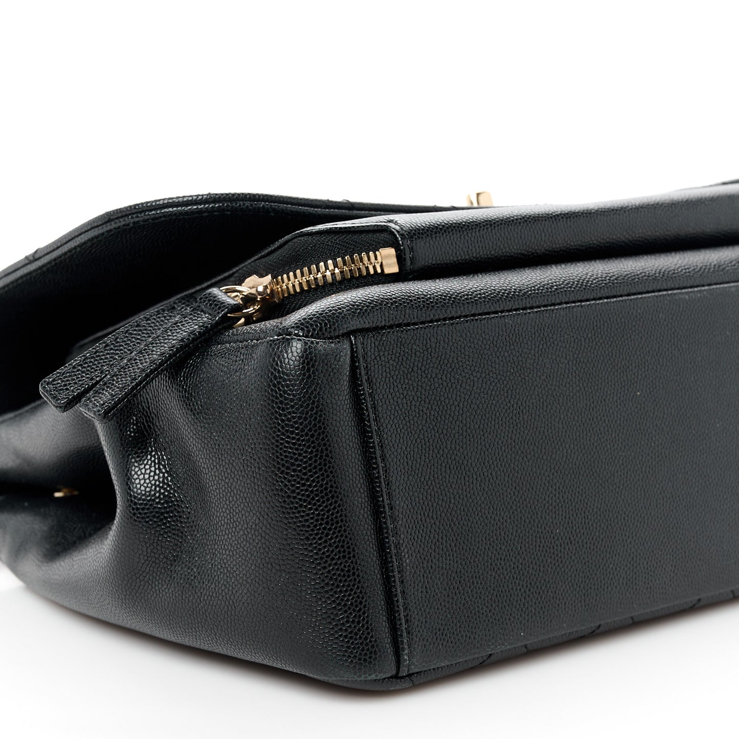 Caviar Quilted Large Business Affinity Flap Black