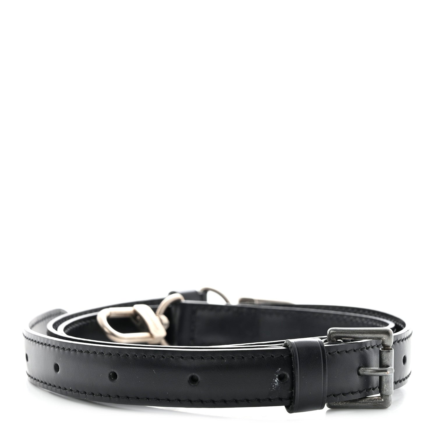 Louis Vuitton Calfskin Adjustable Keepall Bandouliere Shoulder Strap Black 2 of 9