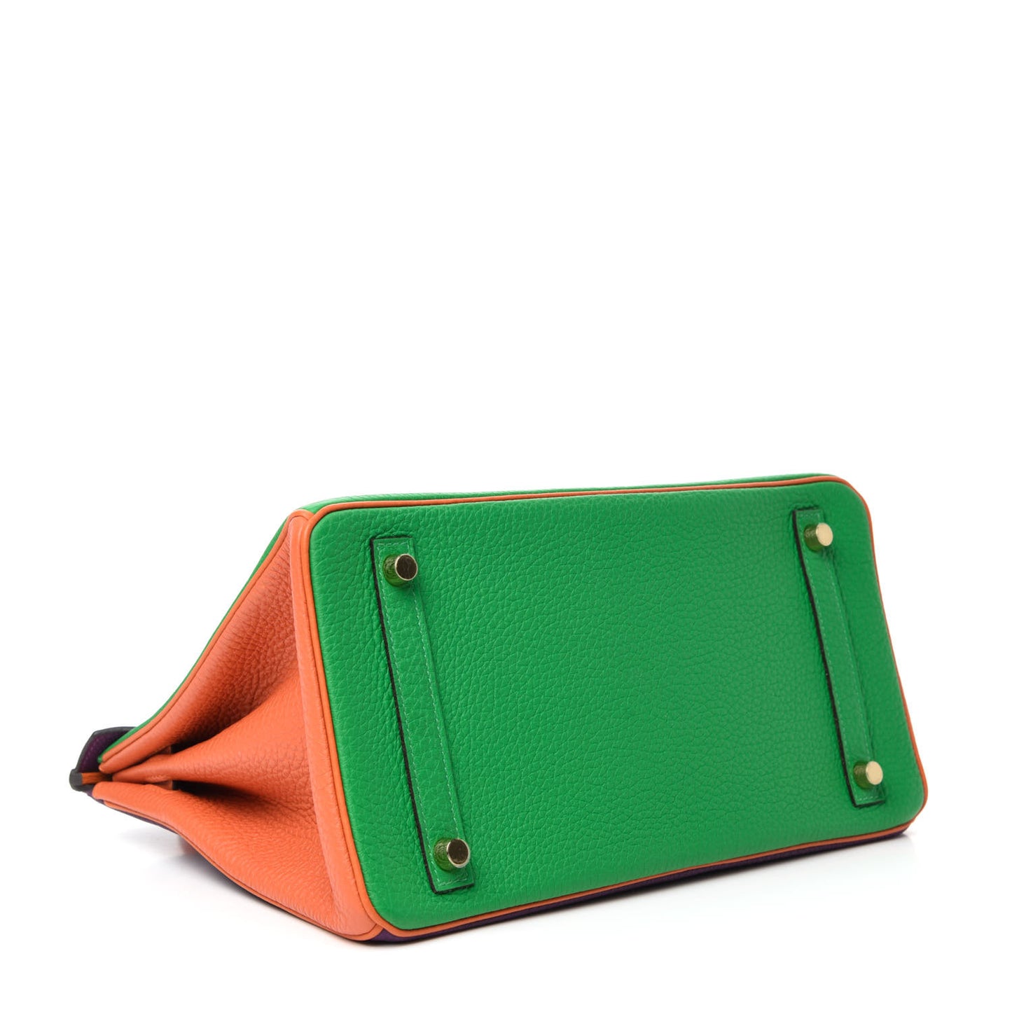 Togo Horseshoe Birkin 30 Anemone Bambou Orange